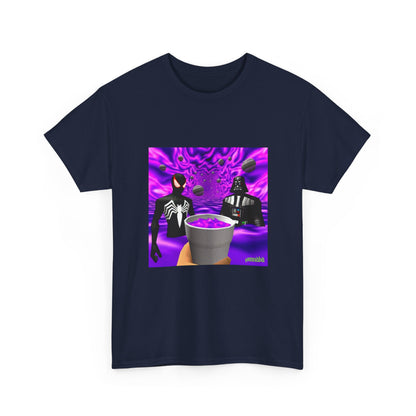 Spider-Man, Darth Vader, And Purple Drank Tee