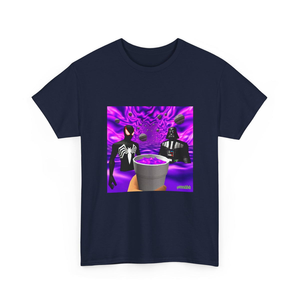 Spider-Man, Darth Vader, And Purple Drank Tee
