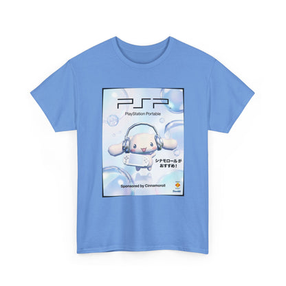Cinnamoroll Gaming With A PlayStation Portable