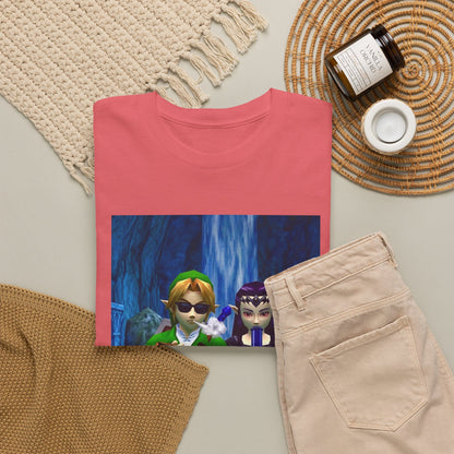 Hero and Princess Taking A Hit Tee