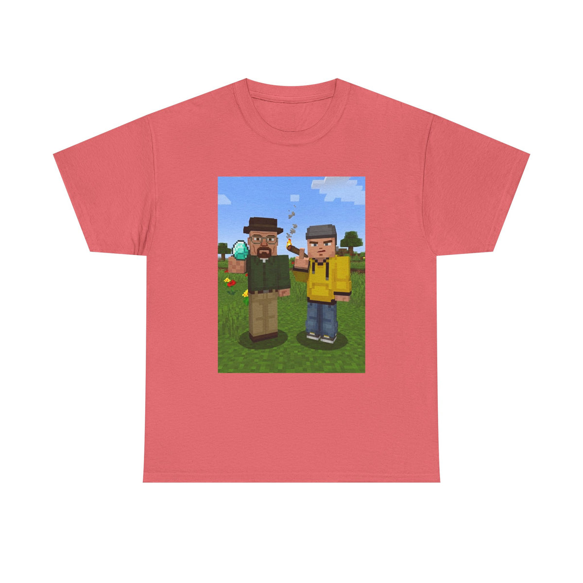 Blocky Chemist And Apprentice Smoking