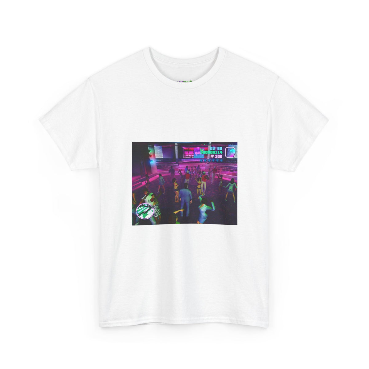 Neon Ember Flow Graphic Tee