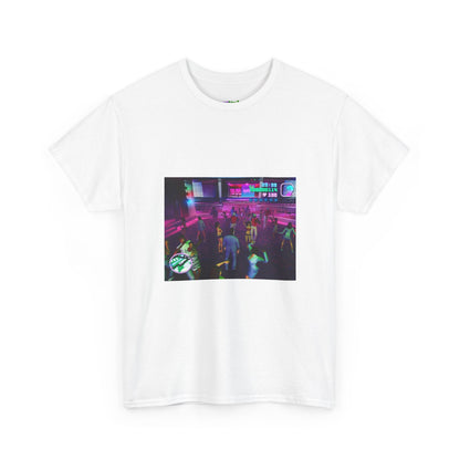 Neon Ember Flow Graphic Tee