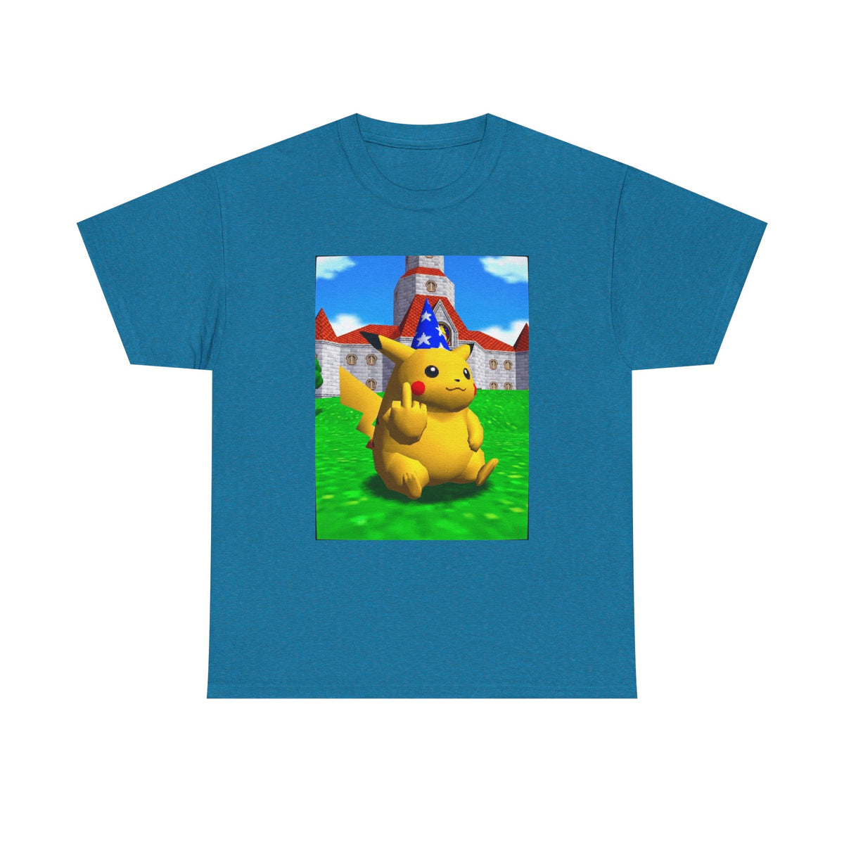 Salty Pikachu Giving The Middle Finger Tee