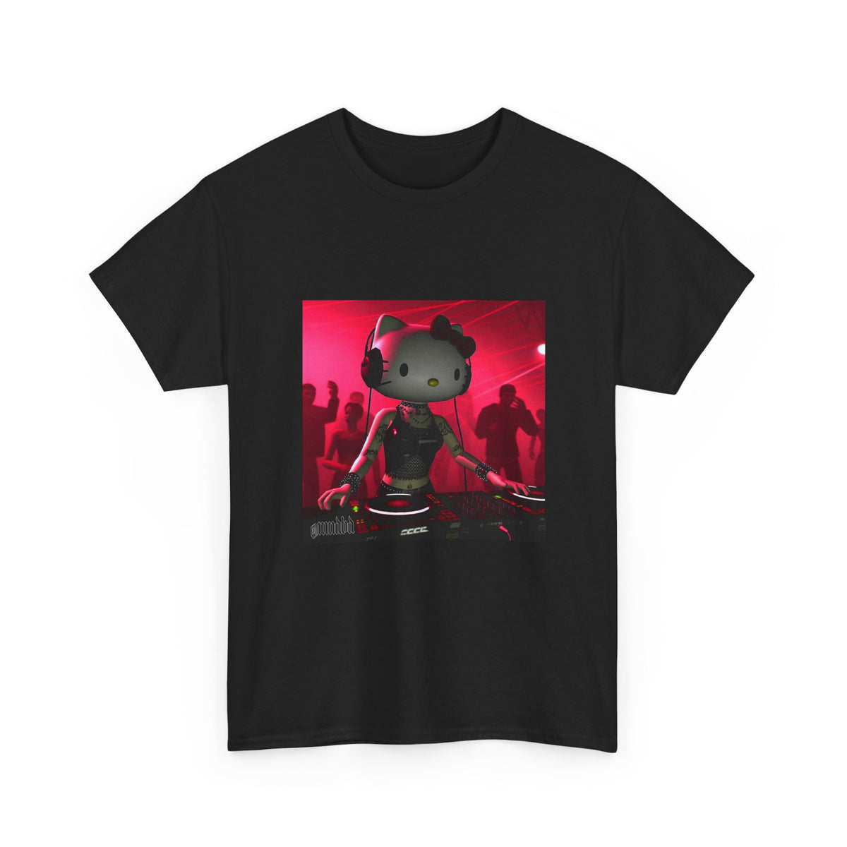 Hello Kitty DJing At The Club Tee