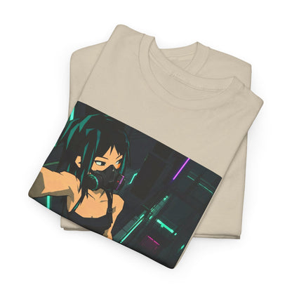 Green Horizon Blur Graphic Tee