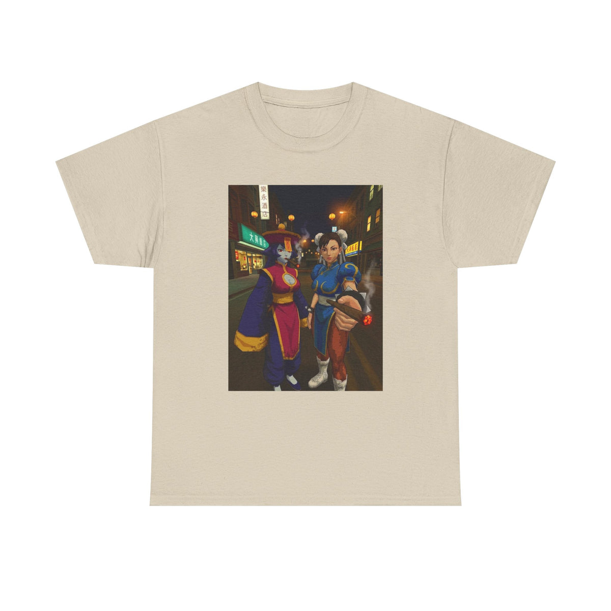 Hsien-Ko And Chun-Li Sharing Blunts Tee