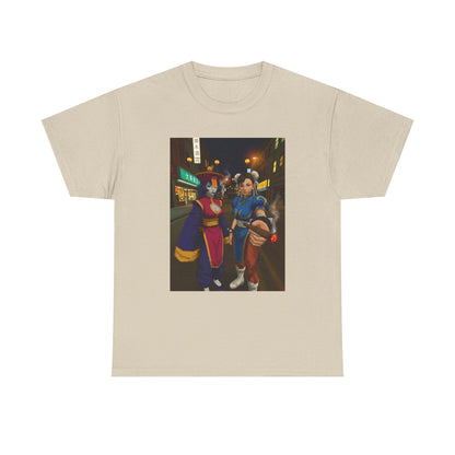 Hsien-Ko And Chun-Li Sharing Blunts Tee