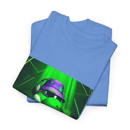 Yoshi DJing With Cannabis Bucket Hat Tee