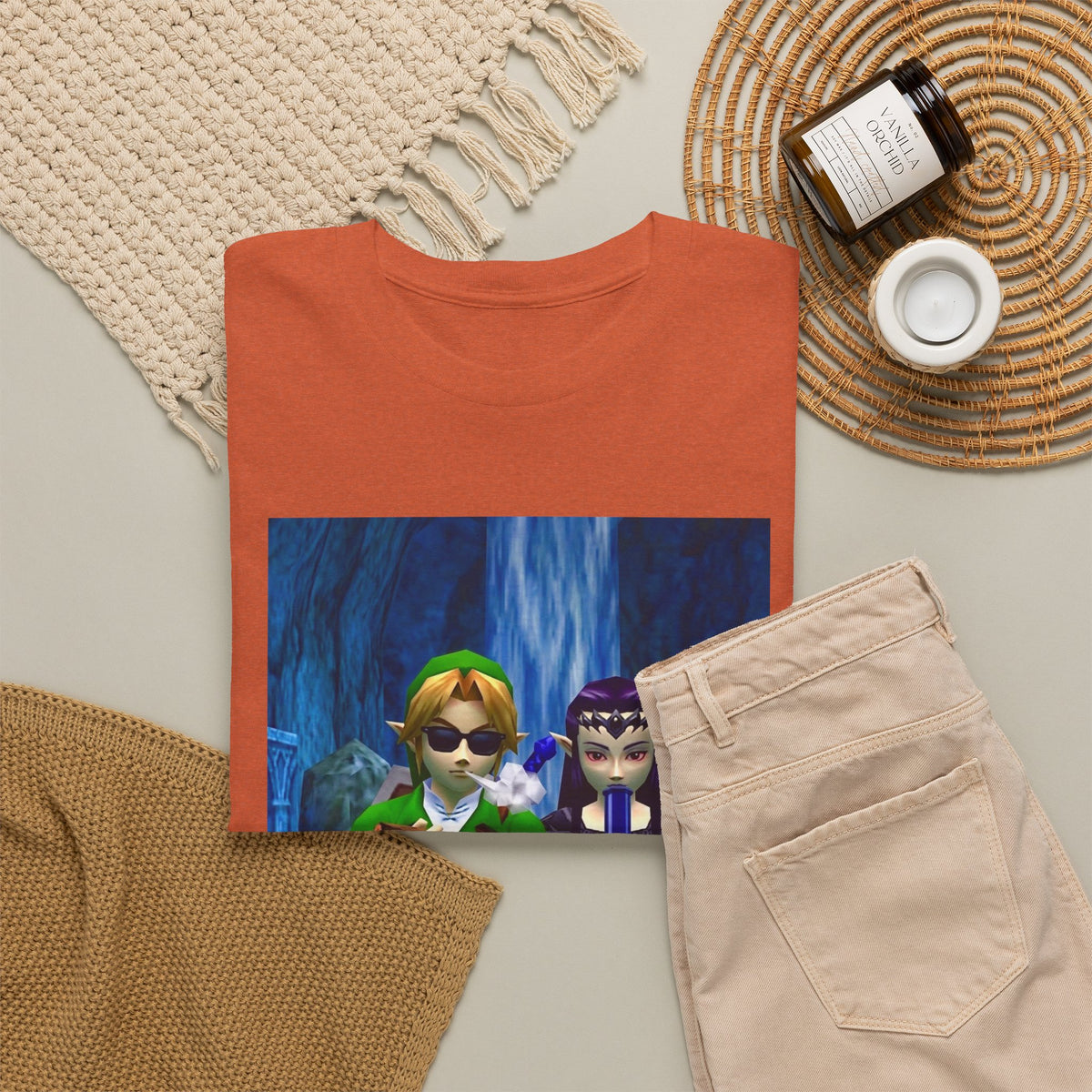 Hero and Princess Taking A Hit Tee