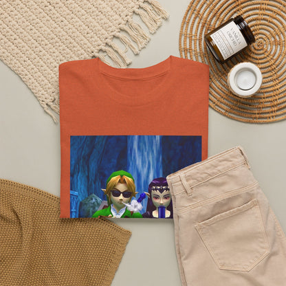 Hero and Princess Taking A Hit Tee
