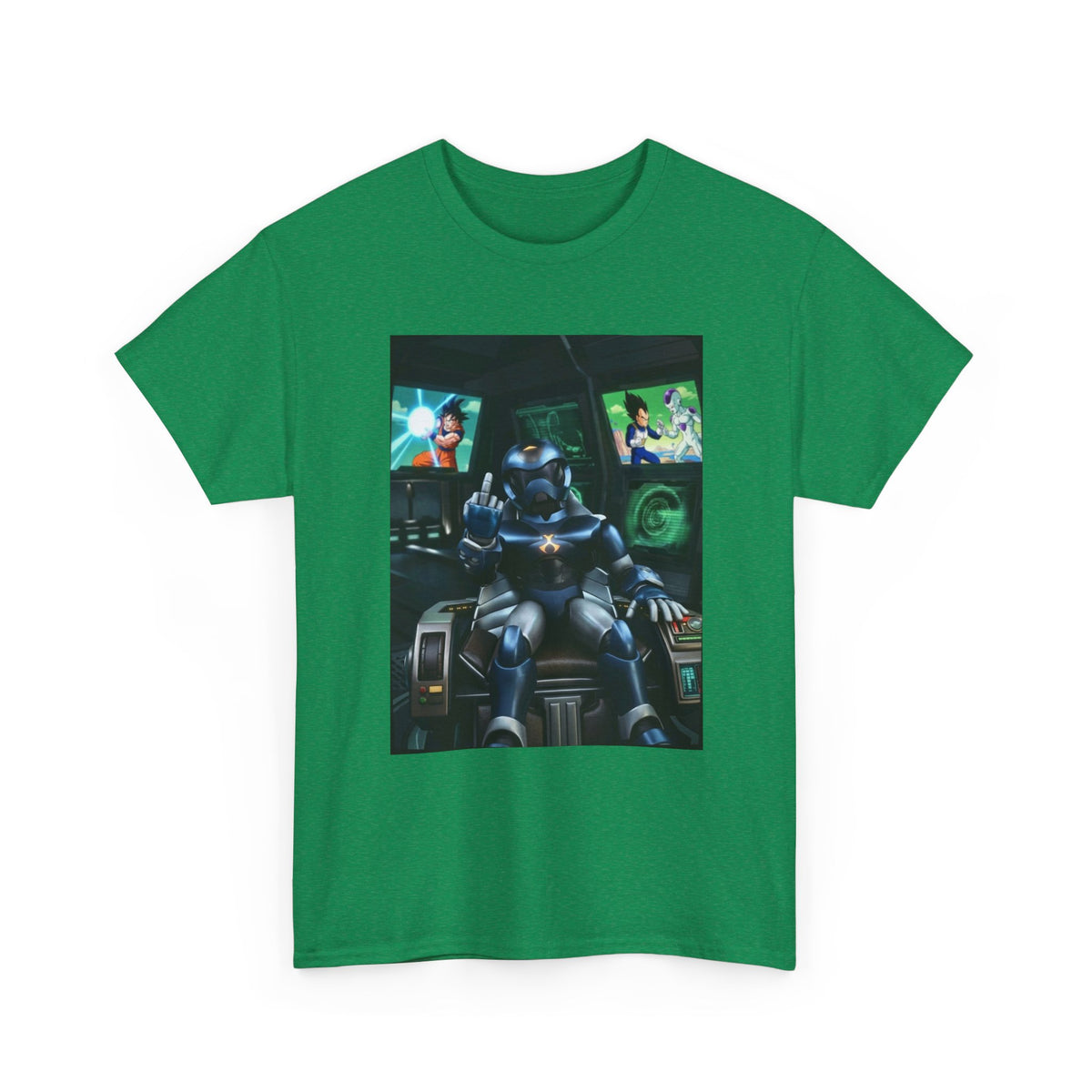 Armored Pilot Flips Off Dragon Ball