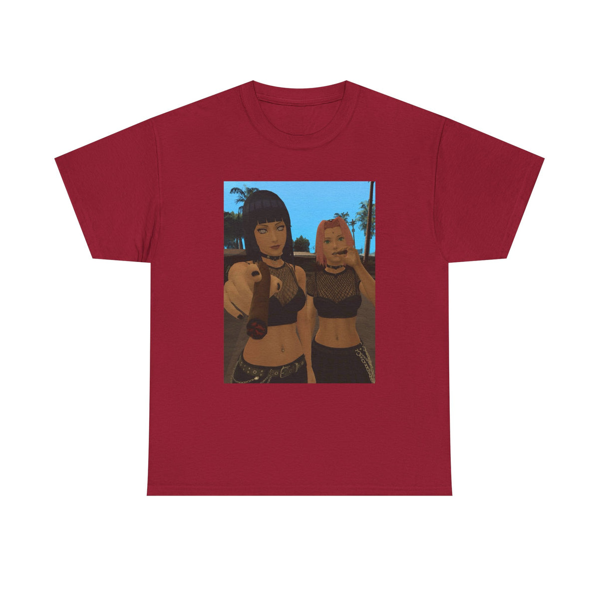 Anime Girls Sharing A Smoke Tee