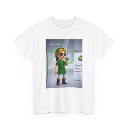 Stoner Link Xbox Avatar Puffing Blunt Tee
