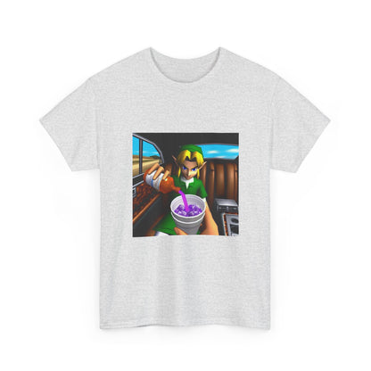 N64 Link Pouring Purple Lean Tee