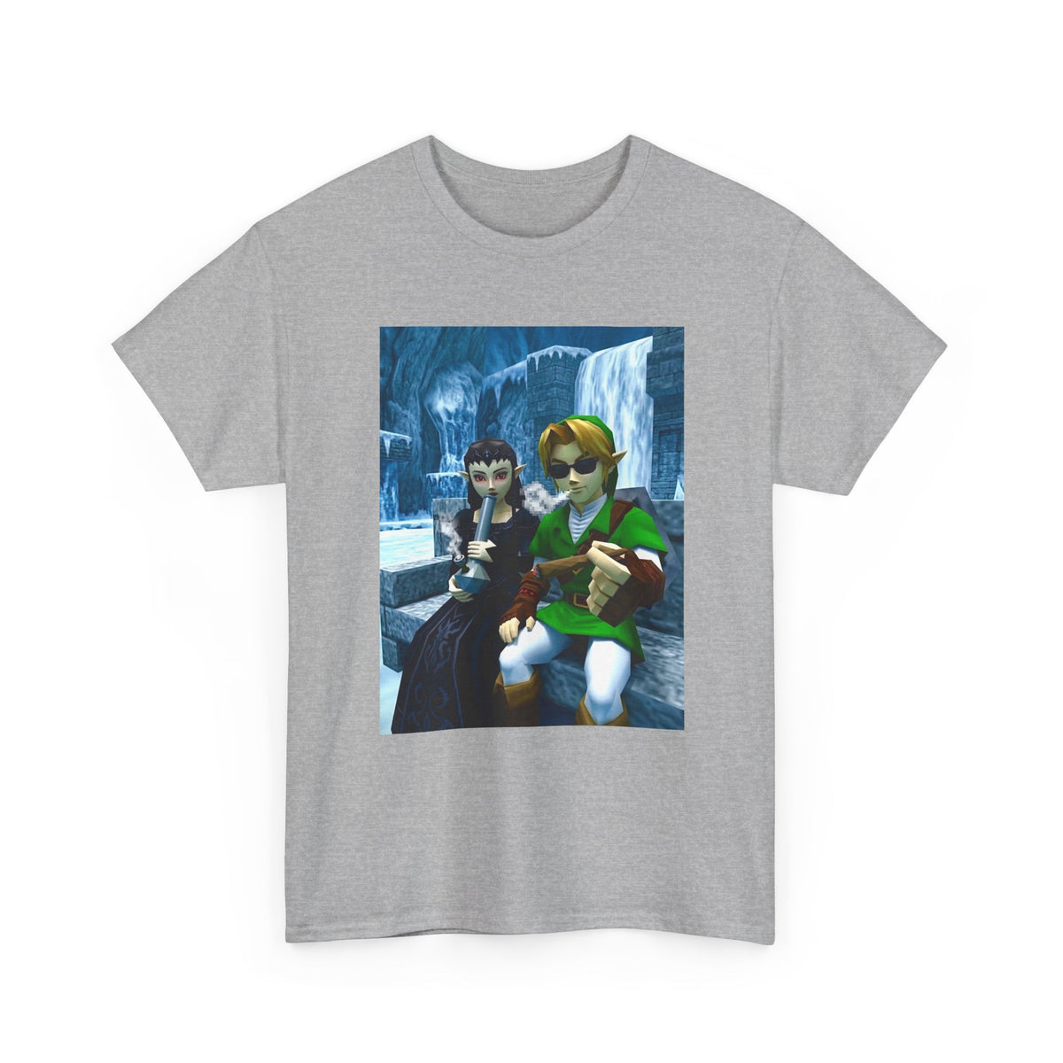 Chillin' Elf Duo Hitting Blunts In The Snow