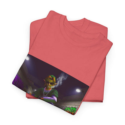Stoner Link Skateboarding In Graffiti Alley Tee