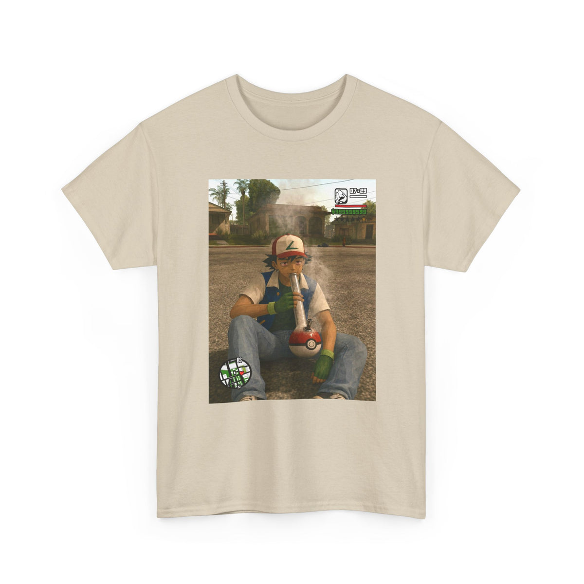 Ash Ketchum Bong Hit Tee