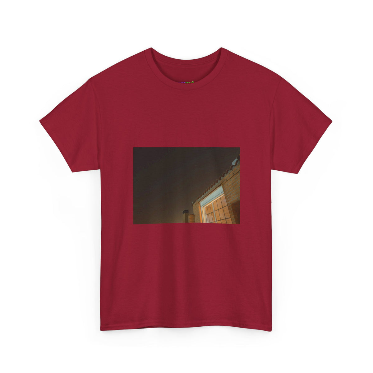 Neon Leaf Whisper Graphic Tee