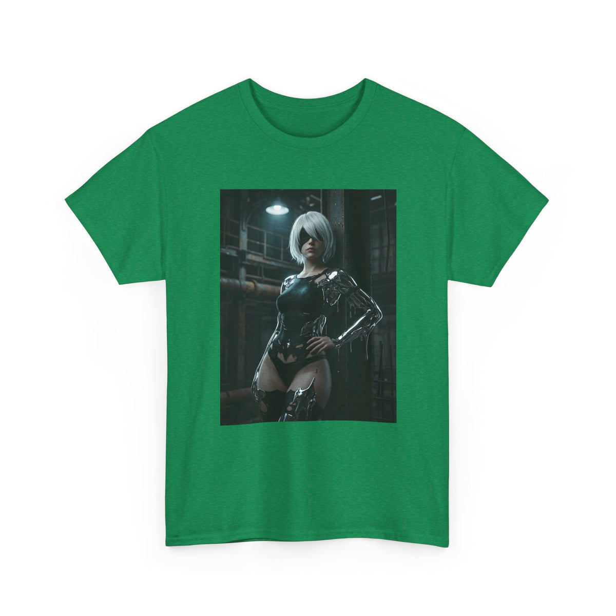Android In Melted Chrome Cyberpunk Tee