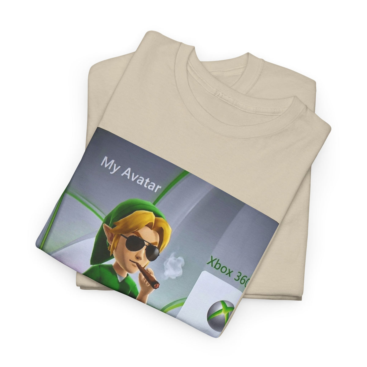 Stoner Link Xbox Avatar Puffing Blunt Tee