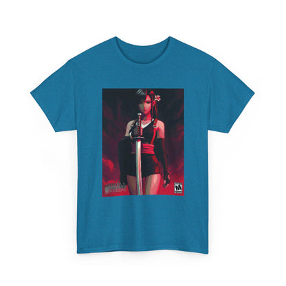 Pixel Tifa Lockhart With Katana Tee