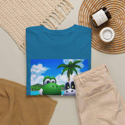 Yoshi and Dry Bones Flipping Off (Design 4)
