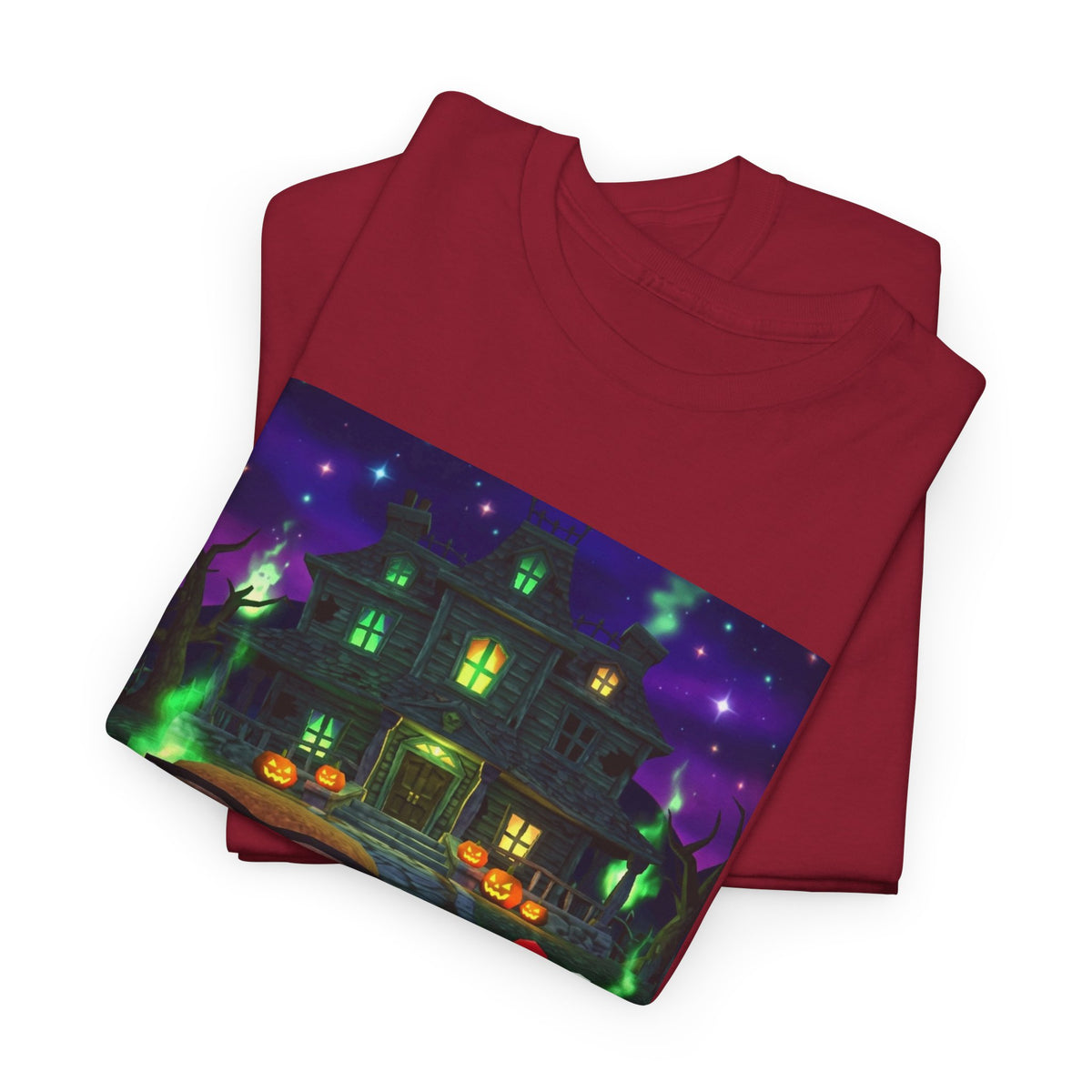 Neon Leaf Whisper Graphic Tee