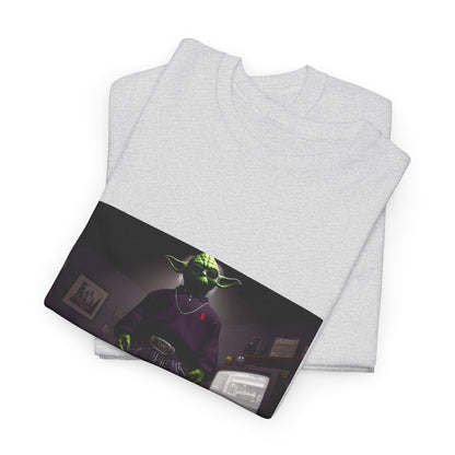 Yoda In Y2K Drip Standing Confidently