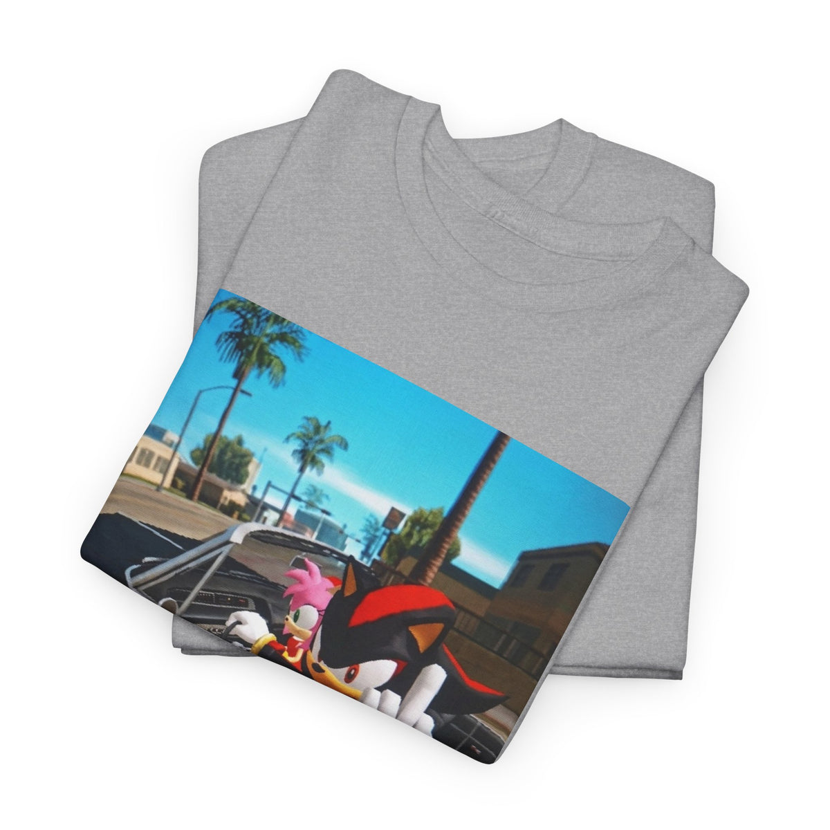 Shadow The Hedgehog Driving With Attitude Tee