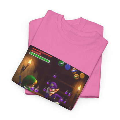 Waluigi Deals Purple Potions To Link