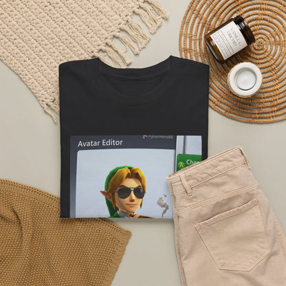 Hylian Hero Smoking A Stogie Tee