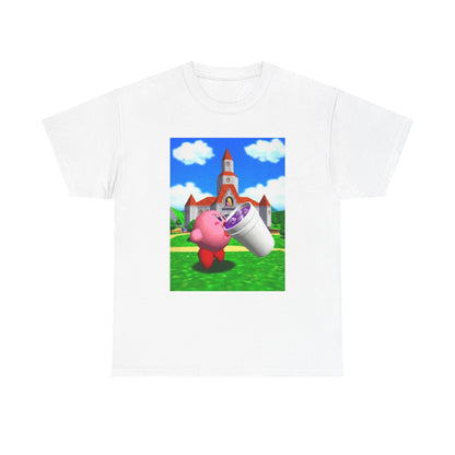 Kirby Sipping Lean At Peach's Castle