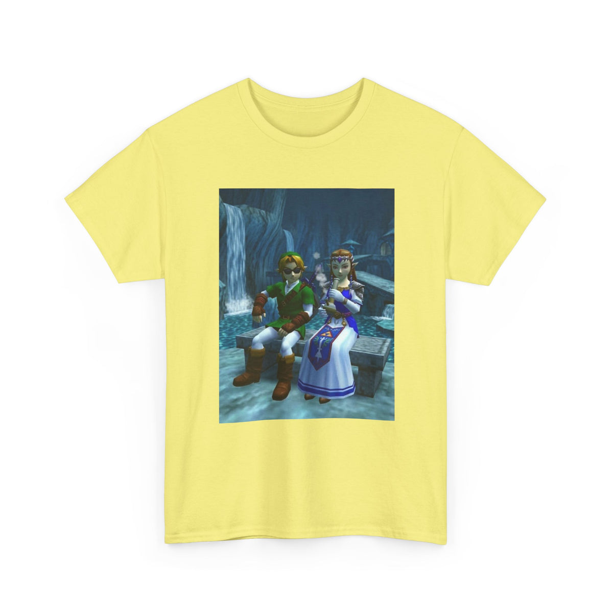 Link And Zelda Chilling With A Bong Tee