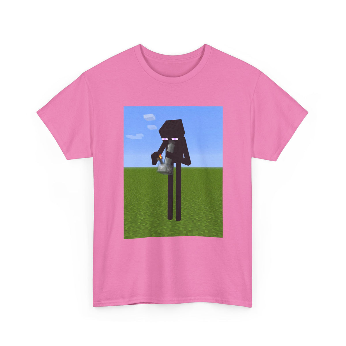 Enderman Lighting Up A Bong Tee