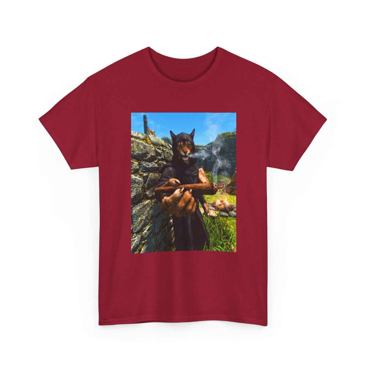 Khajiit Monk Offering You A Blunt