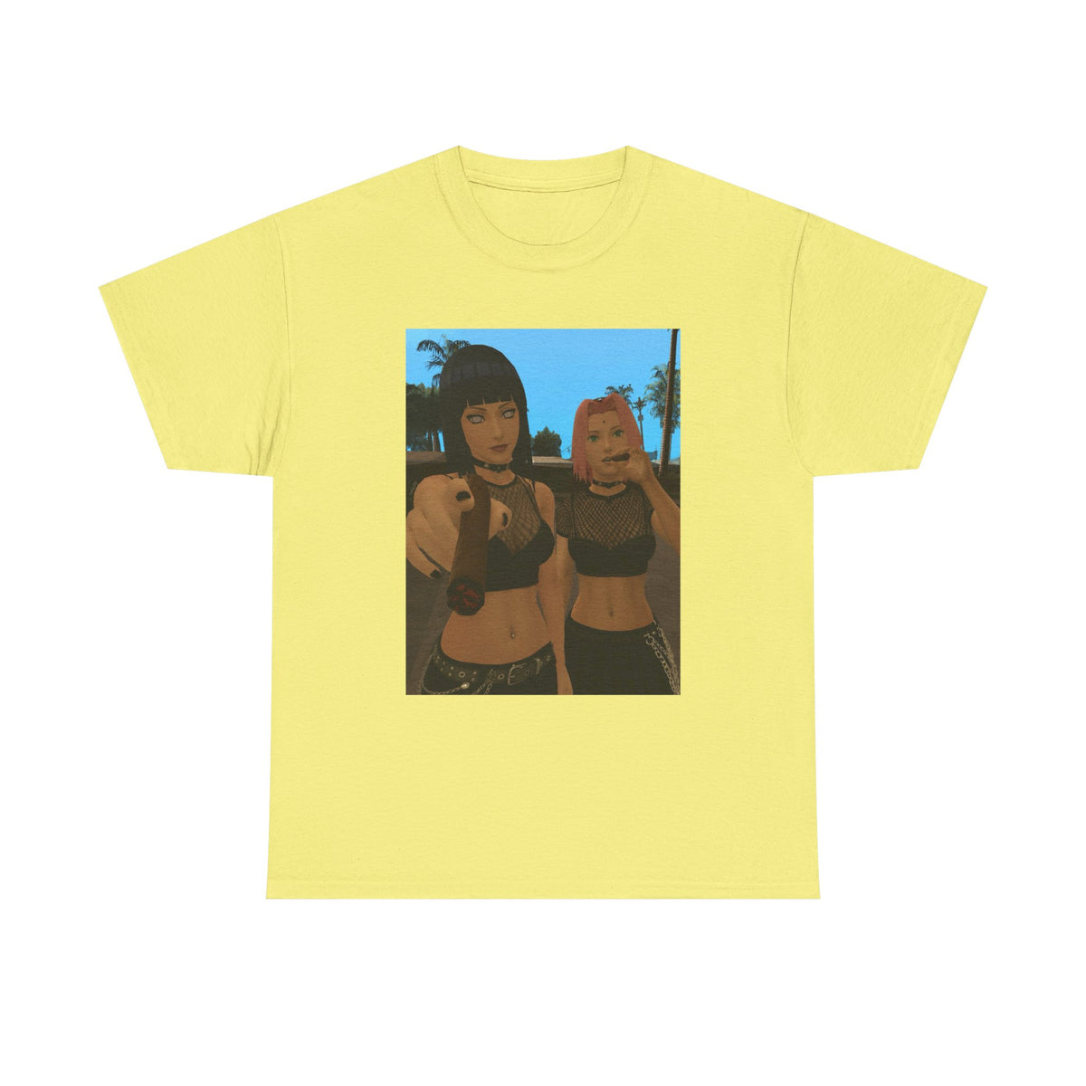 Anime Girls Sharing A Smoke Tee