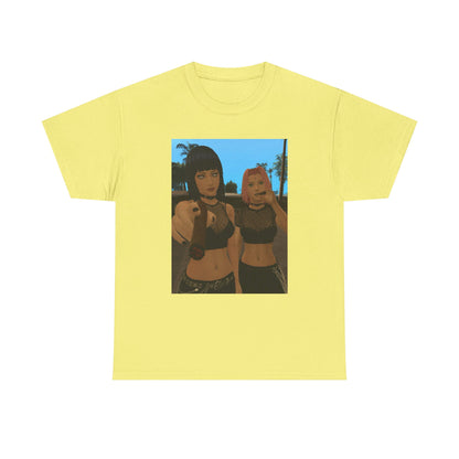 Anime Girls Sharing A Smoke Tee
