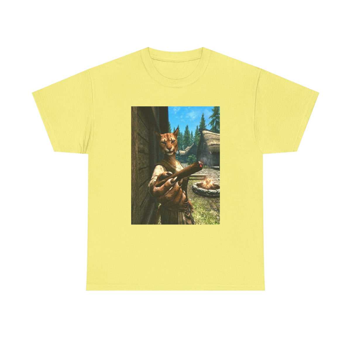 Khajiit Offering Big Blunt Tee