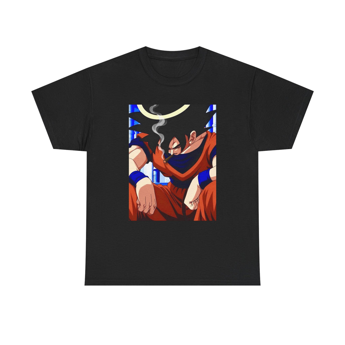 Goku Chilling With A Halo Blazin' Tee