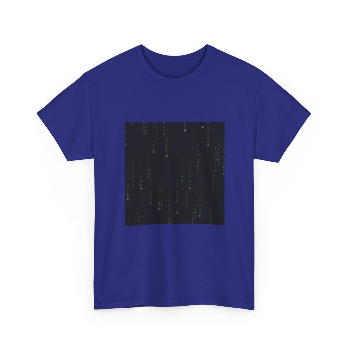 Neon Figure In Cyber Shower Tee