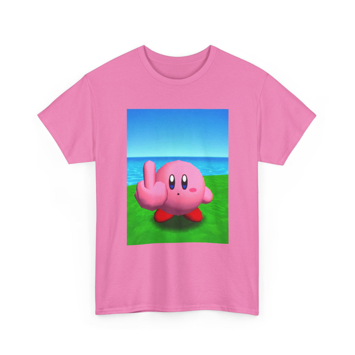Kirby Flipping The Bird Tee (Design 5)
