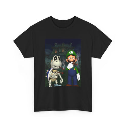 Luigi and Dry Bones Smoking Blunts Tee