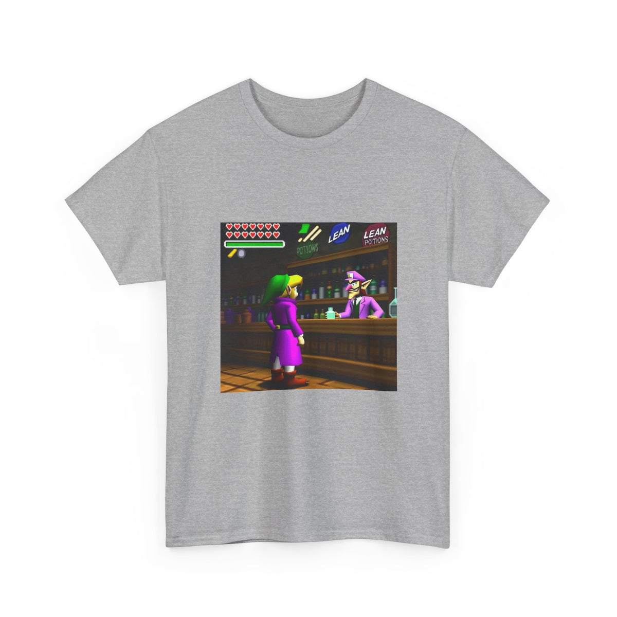 Link and Waluigi Trading Lean Potions