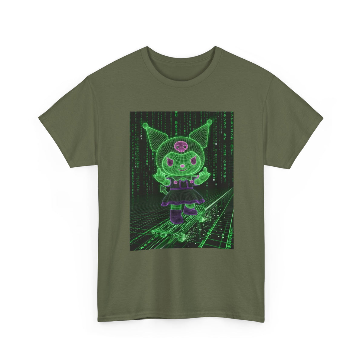 Wireframe Kuromi Skater Grinding Matrix Tee