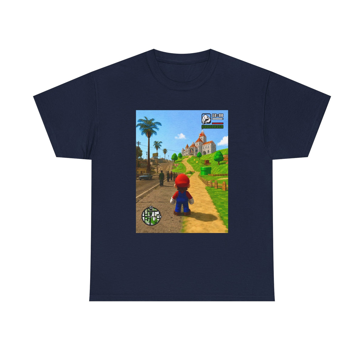 Mario Exploring San Andreas Streets