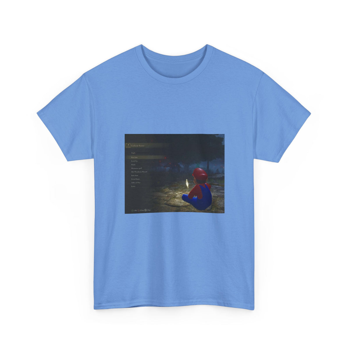 Mario Meditating In Laskyar Ruins Tee