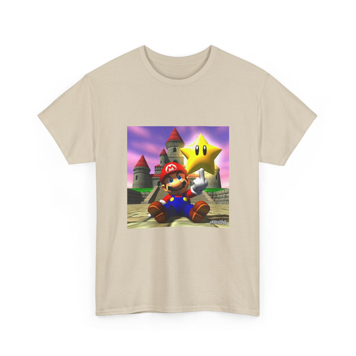 Mario Flips Off The Star Tee