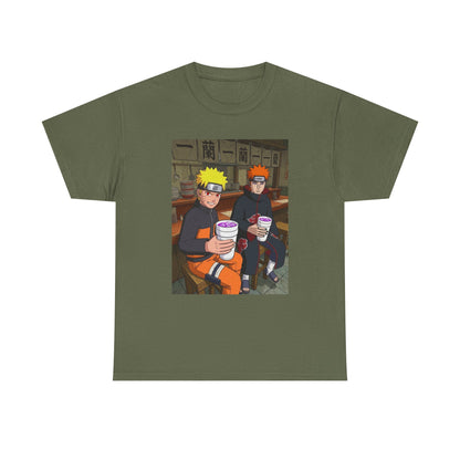 Naruto And Pain Sipping Lean Tee