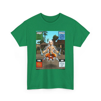 Avatar Aang Element Bending With Bongs Tee